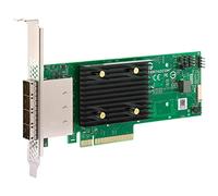 Broadcom Carte et adaptateur d'interfaces SAS HBA 9500-16e Tri-Mode 16 ports SAS 12Gb/s PCIe 4.0 x8