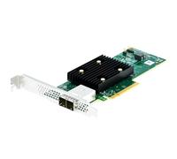 Broadcom Carte HBA 9500-8e Interne SAS PCIe vers SAS, 2 mini-ports SAS HD externes, NVMe