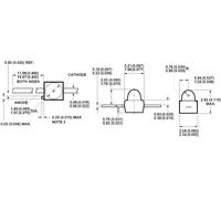 Broadcom HLMP-7040 LED vert bombé 1.9 mm 0.6 mcd 90 ° 2 mA 1.4 V