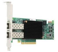 Broadcom LPE16002B-M6 Carte réseau Fibre 1600 Mbit/s Interne - Cartes réseau (Interne, avec Fil, PCI Express, Fibre, 1600 Mbit/s, Noir, Vert, Gris) Noir G