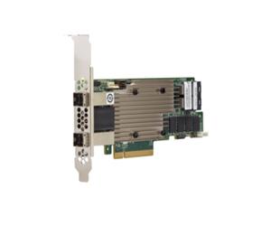 Broadcom MegaRAID 9480-8i8e Contrôleur RAID PCIe 3.1 x8, SAS/SATA 12Gbit/s, RAID 0/1/5/6/10/50/60, 2096Mo DDR4, 2x Mini-SAS HD SFF8644, 2x SFF-8643