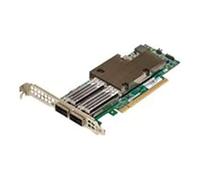 Broadcom Carte réseau NetXtreme E-Series P2100G – 2x QSFP56 100GbE – PCIe 4.0 x16 profil bas