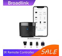 Broadlink RM4 mini télécommande WiFi IR pour boîtier AC/TV fonctionne avec l'adaptateur USB Alexa RM4 mini EU