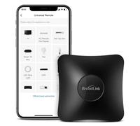 BroadLink Télécommande Universelle IR et RF WiFi Smart Remote pour domotique, TV, Moteur de Rideau, climatisation, Ventilateur, Fonctionne avec Alexa, Google Assistant, IFTTT (RM4 Pro)