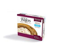 Broadman Church Communion White Wafers - Cross Design (1 - 1/8") - Box of 1000 (10 Individual Packs of 100 Lord's Supper Wafers)