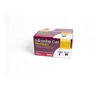 Broadman Church Supplies, Premium Easy-to-Open Dual Tab, Pre-filled Communion Fellowship Cup, 100% Concord Grape Juice blend and Wafer Set, 500 Count