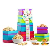 Broadway Basketeers Happy Birthday Wishes Gift Tower by Broadway Basketeers