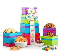 Broadway Basketeers Happy Birthday Wishes Gift Tower by Broadway Basketeers