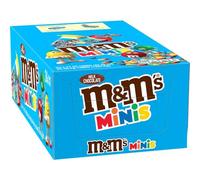 Broadway candy M&M'S Lot de 24 tubes de bonbons au chocolat au lait Taille mini 50 g