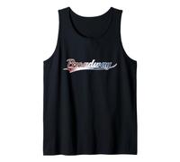 Broadway Patriotic Red White Blue USA Theater Art Débardeur