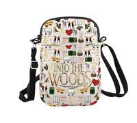 Broadway Theatre Gift In Wood Musical Fans Gift Broadway Musical Lover Gift Cosmetic Zipper Pouch, Into Wood Cr EU, Trousse à cosmétiques avec impression