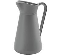 EDA Plastiques – Broc 5 L – Pichet en plastique avec anse et bec verseur – Gris galet