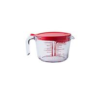 Broc mesureur Pyrex ®1 L avec couvercle, Classic Blanc
