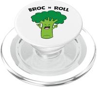 Broc N' Roll Brocoli végétal Pun Rock N' Roll PopSockets PopGrip pour MagSafe