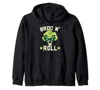 Broc N' Roll Brocoli Végétalien Végétarien Végétarien Sweat à Capuche