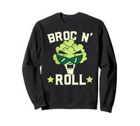 Broc N' Roll Brocoli Végétalien Végétarien Végétarien Sweatshirt