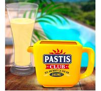 Broc - STC - Pastis Club - Céramique - Jaune - 1 Litre - 14x9x23 cm