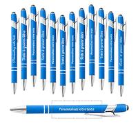 Brocade Creek 60 Stylo biographique personnalisé avec nom, stylo biographique noir souple, idéal pour les études, le bureau, écriture facile, encre noire moyenne