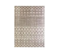 BROCANTE - Tapis berbère esprit vintage pour intérieur et extérieur résiste à la pluie 120 x 170 cm Beige Sable
