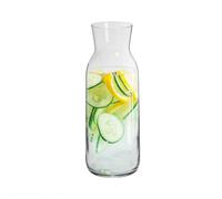 Brocca Carafe en verre Carafe Cruche pour l'eau vin Thé glacé 1,2 litre