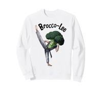 Brocco-Lee Broccoli Funny Vegetable Joke Sweatshirt