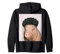 Broccoli Hair Pig Edgar Cut Funny Meme Sweat à Capuche