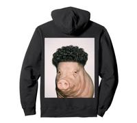 Broccoli Hair Pig Edgar Cut Funny Meme Sweat à Capuche