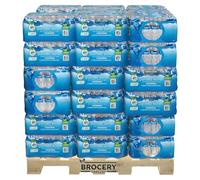 Brocery Kirkland Signature Eau potable purifiée 100 % recyclable Bouteilles de 500 ml, 40 bouteilles par boîte, 48 caisses par palette (1920 bouteilles)