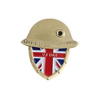 Broche 2025 VJ Day pour 80e anniversaire Lest We Forget 80 Years Victory Over Japan - Décoration pour vétéran - Cadeaux souvenirs, standard, Métal