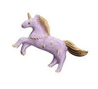 Broche à breloque japonaise en forme de corne unique - Artisanat délicat - Cadeau tendance - Corsage exquis - Broche en alliage de rêve, taille unique, Comme décrit