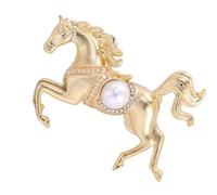 Broche à breloque unique en forme de cheval à la mode, belle texture en alliage, parfaite pour un usage quotidien ou comme cadeau pour une tenue décontractée