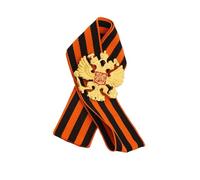 Broche à breloques avec ruban historique simple/double couche pour événement formel, cadeau, ruban double tête, One Size, Comme décrit