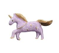 Broche à breloques japonaise Broche Corne Unique Insigne Artisanat Fin Cadeau à la Mode Exquis Corsage Belle Corne Simple Épinglette Style coréen Japonais, taille unique, comme décrit