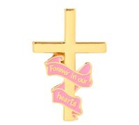 Broche à breloques unique, ruban tendance, beau badge, structure en alliage, parfaite pour un usage quotidien ou comme cadeau pour une tenue décontractée, Einheitsgröße, comme décrit