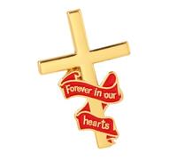 Broche à breloques unique, ruban tendance, beau badge, structure en alliage, parfaite pour un usage quotidien ou comme cadeau pour une tenue décontractée, Einheitsgröße, comme décrit