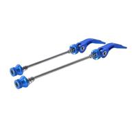 Broche à dégagement rapide pour moyeu de roue avant et arrière, avant 145 mm et arrière 180 mm, alliage d'aluminium CNC creux pour VTT (violet)