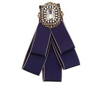 Broche à épingle, bijoux de fête, accessoires à pince for châle, broche à nœud papillon rouge en tissu pré-attaché broche à nœud papillon strass cou cravate épingle à poitrine insigne pince à épingle