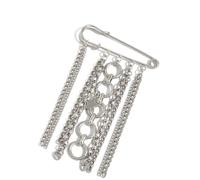 Broche à franges en alliage pour pantalon, Clip de réglage de la longueur, épingle de sûreté décorative pour pantalons, jeans, vêtements, projet de couture, épingle décorative en fer en alliage