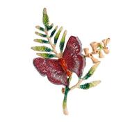 Broche À Motifs De Papillons Accessoire De Mode En Métal Résistant La Pour Tenues Et Robes Accessoire Floral Clip Facile