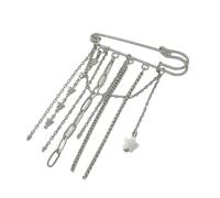 Broche à pampilles en métal léger pour une longue durabilité et une amélioration du charme pour les vêtements, taille unique, Comme décrit