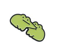 Broche à revers en forme de grenouille, bijoux adorables, parfaits pour les sacs, chapeaux et sacs, accessoires de mode, Badge de faveur de fête