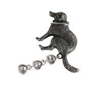 Broche amusante en forme de déjections canines - Accessoire pour les personnes cherchant à exprimer leur goût unique, taille unique, Comme décrit