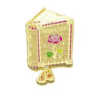 Broche amusante pour la saison des soupes, badge rond d'automne en alliage avec citation « It's Soup Season Nerds » et motif de feuille, broche créative pour chemisier, épinglette pour l'automne et