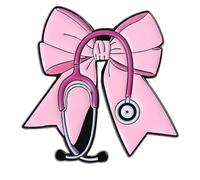 Broche amusante sur le thème du bien-être - Outils de santé - Design unique - Épinglette en alliage pour personnel infirmière, taille unique, Comme décrit
