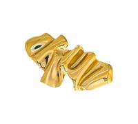 Broche ange en acier inoxydable facile à utiliser, matériaux sans danger pour la peau, design plissé, bijou tendance durable, broche à volants, taille unique, Comme décrit