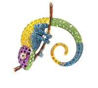 Broche Animal Unique En Alliage Léger Accessoire Pour Décoration De Tenue Épingle De Poitrine Bijoux Déclaration Broche Lézard Vintage