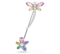 Swarovski Broche Ariana Grande x Swarovski, Tailles variées, Libellule, Multicolore, Métal rhodié