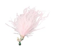 Broche artistique en alliage motif paon - Accessoire de mode portable - Cadeau élégant, taille unique, Comme décrit