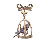 Broche artistique robuste en métal avec broche à breloque rétro, idéale pour mettre en valeur vos vêtements épingle vintage unique