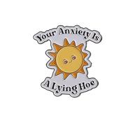 Broche avec citation amusante « I Need Personal Space » - Design en alliage pour accessoires de vêtements - Épingles uniques pour homme et femme, taille unique, Acier allié